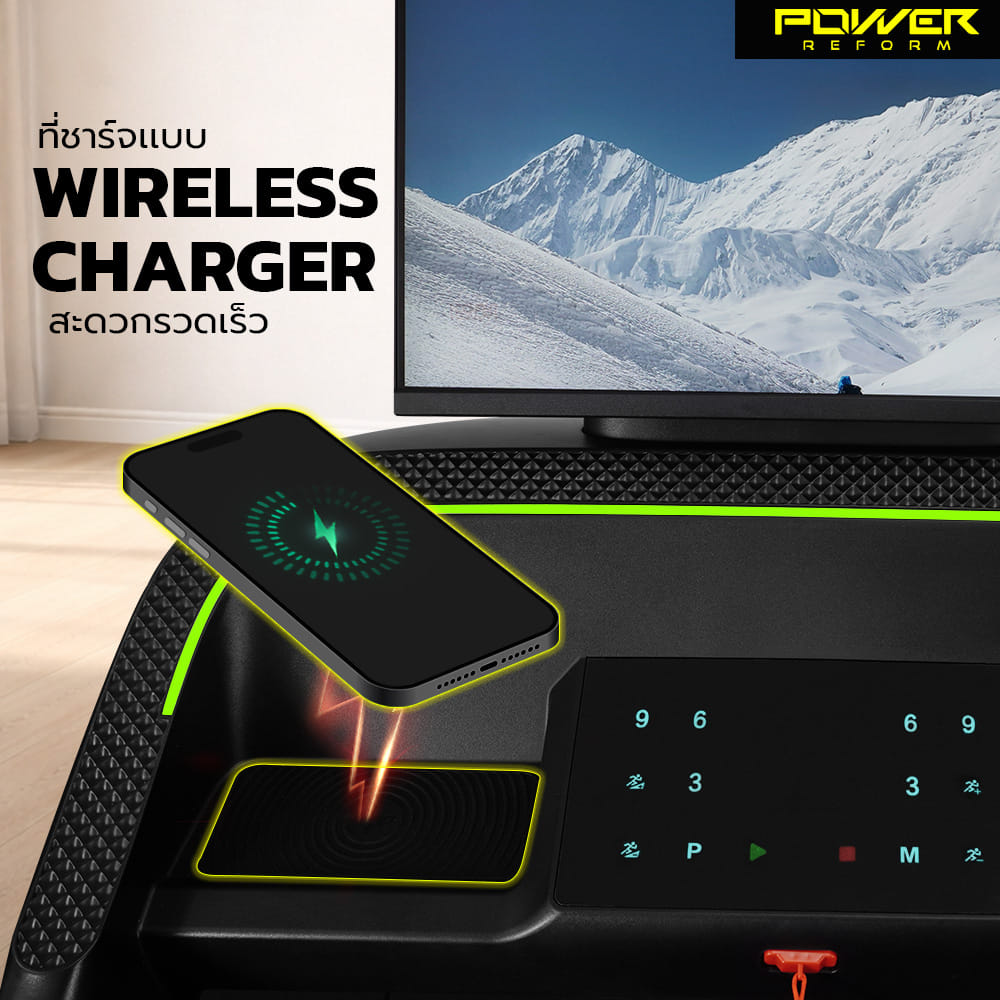 ลู่วิ่งไฟฟ้า POWER REFORM รุ่น PANTHERA PRO PTX-60 มอเตอร์ 5 HP_4
